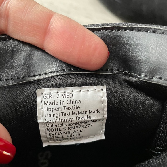 Girls black booties - Picture 5 of 5